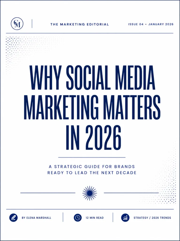 The best digital marketing consultant in Qatar sharing a strategic guide on why social media marketing matters in 2026 for brands and businesses.